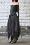 Marc Le Bihan 26916 Flat Shoulder Stretch Bottoming Tube Top T-Shirt Handmade in France MLB-26916-ACIER 24 new colors